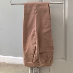 Zara Basic blush joggers waist pant. Size XS